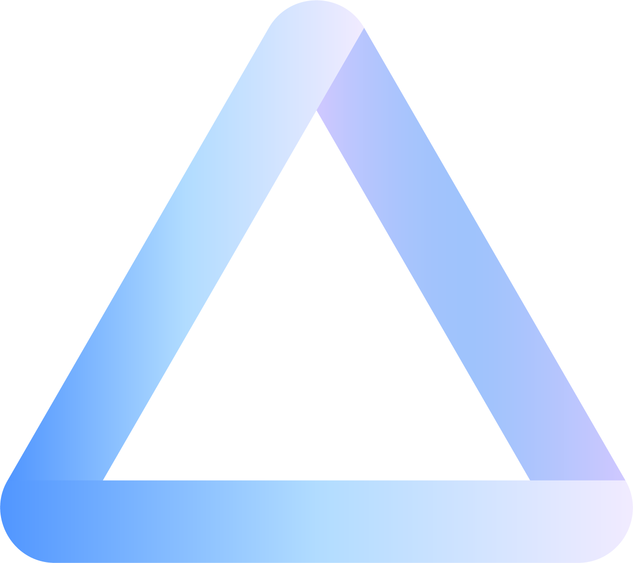 青色三角形