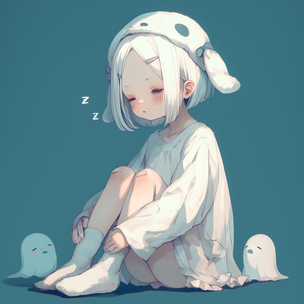 眠たいオバケ